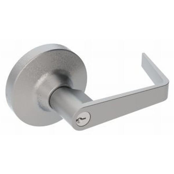 Hager Keyed Entry Outside Exit Device Trim with Withell Lever No. 169428, Aluminum 47KEWTNALM - main